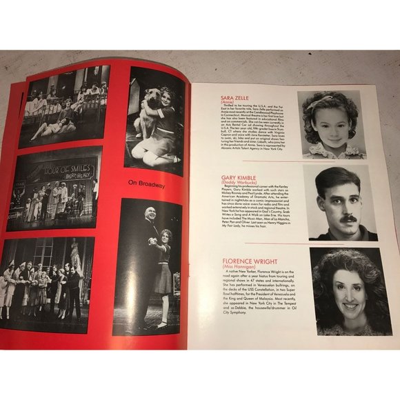 Vintage Program- National Touring Musicals Presents Annie - Picture 5 of 13